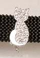 10kt White Gold Charm- DS1198
