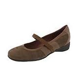 Stonefly Ballet 15 | Ladies Slip-on Dress Shoes Fango (Light Brown) Leather Patent Suede by Stonefly