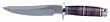 Recon Bowie w/Leather Washer Handle & Leather Sheath