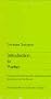 Introduction To Poetics (Theory and  History of Literature)