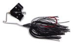 MegaStrike - Cavitron Buzzbait - Black w/ Black Blade 1/8, 1/4, 3/8 oz.