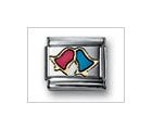 Bells Red & Blue Classic Enamel, Italian Charm by Nomination Charms