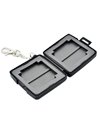 Mini Memory Card Hard Carrying Case with Keychain (Black) for B&n digital books reader