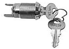 Key Lock Switch Single Pole Single Throw Round Term 6 Amp @ 125 Volt AC Fast-On