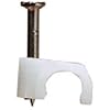 Altai Round Cable Clips, 7.0mm, Box of 100, White