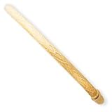 14k 4.75mm Diamond-cut Fancy Hinged Bangle Bracelet
