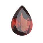 4.34 Cts of 13x9 mm Pear Loose Garnet (1 pcs ) Gemstone