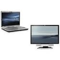 Bundle: HP Elitebook 2730p Notebook PC Core 2 Duo (SL9400) LV 1.86GHz 2048MB 120GB 12.1 inch TFT Modem (no OD) LAN WLAN 2.0MP Webcam BT Vista Business (Intel GMA X4500 HD) + HP L2445W 24 inch Monitor (FU441ET#ABU? L2445W)