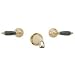 Phylrich Two Handle Wall Lavatory Set - Trim Only K1158FTO-26D