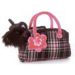 Plush Scotty Terrier Fancy Pals Pet Carrier 8"
