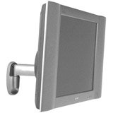 Chief CENTRIS Single Pivot Arm Wall Mount FWS-VB - Mounting kit ( tilt/pivot wall mount, swing arm ) for flat panel - smooth black - mounting interface: 100 x 100 mm, 75 x 75 mm
