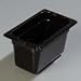 Carlisle 1032103 Black 6-3/4-Inch TopNotch One-Ninth Size Pan (Case of 6)