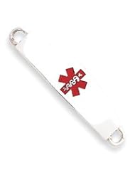 Sterling Silver Medical ID Plate