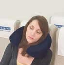 Travelon Healthy Travel Anti-Microbial Pillow, Navy