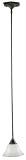 Kenroy Home 90540GBRZ Georgetown One-Light Mini Pendant, Golden Bronze with Frosted White Globe