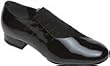 6901 Men's Ballroom Shoe in Black Patent Leather & Nubuck