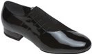 6901 Men's Ballroom Shoe in Black Patent Leather & Nubuck