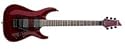 Schecter C1 FR Hellraiser Electric Guitar with Floyd Rose - Black Cherry 