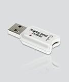 Electronics : Transcend TS-RDS2 (White) microSD Card Reader