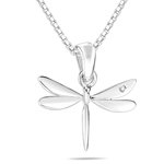 Childrens Jewelry - Diamond Dragonfly Pendant