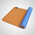 Kulae tpECOmat Plus Eco Yoga Mat (Violet/Orange, 5-mm x 72 x 24-Inch)