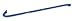 Westward 3FE93 Gooseneck Wrecking Bar, 30 In, 3/4 In Dia