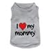 Pet Clothes I LOVE MY MOMMY Dog T-Shirt - Small