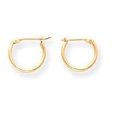 14k Hoop Childrens Earrings