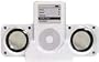 Cellular Innovations Portable Foldable Speakers for iPod (White)