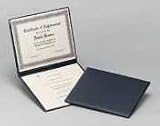 Certificate Holder, 80lb Linen Stock, 12-1/2 x 9-3/4, Ivory, Five per Pack