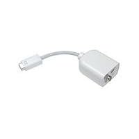 Apple - Video adapter - mini-DVI (M) - 4 PIN mini-DIN, RCA (F)