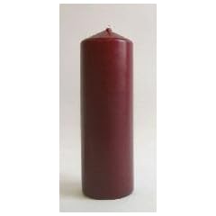 Kerze Stumpen 200x70mm bordeaux 0028