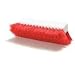 Carlisle 4042305 Sparta Hi-Lo Floor Scrub Brush, Polypropylene Bristles, 10" Length x 4-1/2" Width x 3-1/2" Height Block, Red