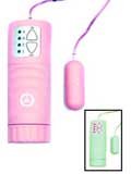 Golden Triangle Tickle Me Baby Waterproof Bullet, Pink