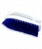 Rubbermaid-Iron Shaped Handle Scrub Brush, 6L, White Plastic Handle with Blue Bristles (RUB6482COB)