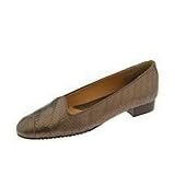 Trotters Francesca | Ladies Flat Shoes New Pewter by Trotters