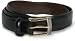 Belt - Black Leather with 2 Tone Buckle