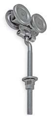 Battalion 1XMY9 Door Hanger Kit, L 4 1/2 In, PK 2