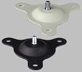 PanaVise Tri-Foot Base, w/1/4-20 stud, black