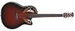 Ovation CU247 Pinnacle Deluxe Acoustic-Electric Guitar (Ruby Redburst)