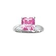 .925 Silver & Pink CZ Ring, Sizes 6-8