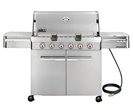 Weber 1850001 Summit S-620 Natural Gas Grill, Stainless Steel