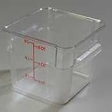 Storplus Square Storage Container 4 Quart Clear