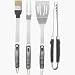 DO IT BEST 4PC. BBQ SET DELUXE STAINLESS STEEL
