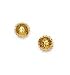 14k Yellow 5 mm Diamond-cut ball Earrings