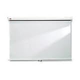 Nobo 339 38390 1780mm white wall projection screen, EACH