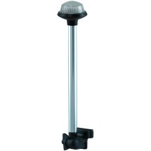 SportingGoods: PERKO WHITE ALL ROUND LIGHTS HORIZONTAL MOUNT   FOLD DOWNHgt. 13 3/8'' / Rake. Adjustable / Includes Base. 1052DPB Blk
