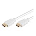 BIGtec High Speed 1,5m HDMI Kabel FULL HD 1080p 1,5 m 1,50m St/St vergoldet / wei� weiss HDMI 1.3 1.3b 1.4 HDMI Anschlu�kabel