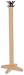 Acorn Lunar Hat And Coat Stand With Black Hooks H1524mm Beech Ref 427670