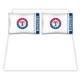 Sports Coverage 03MFSHS3RANQUEN MLB Texas Rangers Micro Fiber Queen Bed Sheet Set